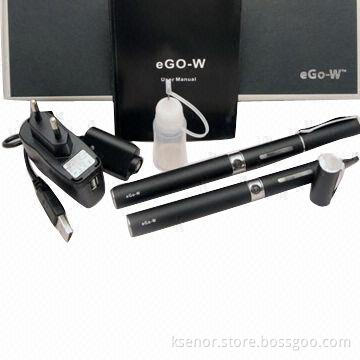 E-smoking Clearomizers, 650/900/1,100mAh Battery Capacity, Sized 140 x 14mm